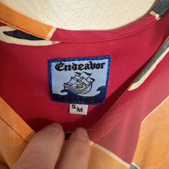 Vtg Womens Endeavor Sleeveless Maxi Dress S/M Colorful Geometric Pattern Boho - Picture 2 of 8